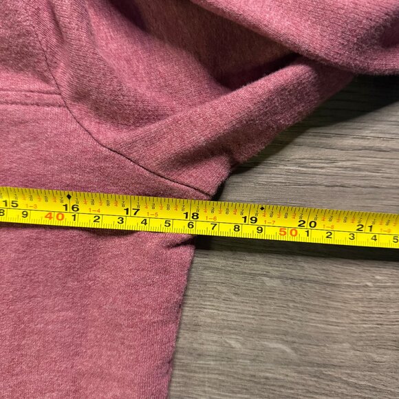 L.L. Bean Women's Soft Cotton Rugby Hoodie - Pink - Picture 5 of 6